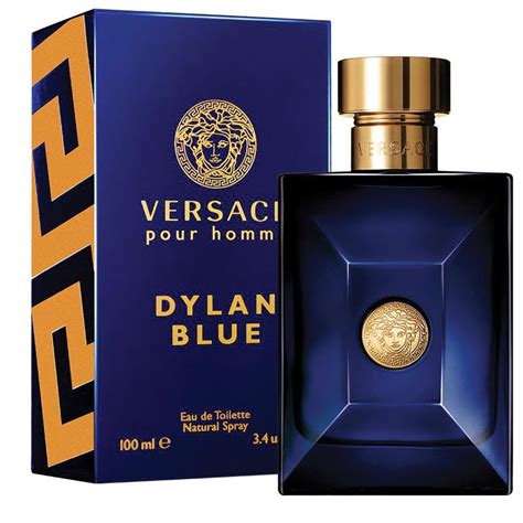 versace blue square bottle|Versace dylan blue for man.